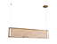 Pendente LED 18W 3000K Dourado+Acrilico 120x10cm DCD015109 - Imagem 1