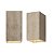 Arandela Travertino 8x8x16cm 2xG9 DCB02667 - Imagem 1