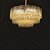 Pendente Cristal Metal Dourado D75x34cm 20xE14 cabo 80cm DCD06599 - Imagem 2