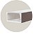 Perfil de Sobrepor Sistema Linear Wood 17 x 1000mm Branco - Imagem 1