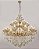 Lustre em Cristal 18 braços Dourado E Cristal 18xE14 DCD00409-12+6 - Imagem 1
