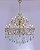 Lustre em cristal 18xE14 100x120cm Dourado - Imagem 2