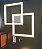 Arandela Plafon Tec LED 41x41cm 45W 3000K Branco GD010W Bella - Imagem 3