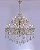 Lustre em Cristal 100 x 120 cm Metal Dourado 18x E14 DCD00480-12+6 - Imagem 1