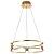 Pendente Lumina Dourado (d)45cm (a)9.5cm 1x37w 3000k 1850lm - Imagem 1