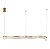 Pendente LED 53W 3200K cabo 2m Acrílico Dourado CD230975/1500D - Imagem 1