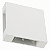 Arandela X LED 3W 3000K IP65 4 fachos ajustável Branco EBAR80209 - Imagem 1
