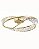Plafon em Cristal e Metal Dourado LED 26W 3000K D50cm DCX015202 - Imagem 1