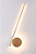 Arandela LED 16W 3000K 800lm D19x3,5xA60cm Bivolt Dourado DCB01128 - Imagem 2