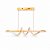 Pendente Infina Rivela LED 38W 3000K/4000K/6500K Dourado EBPT8768 - Imagem 1