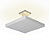 Plafon Home com haste 50x50cm 6xE27 Usina Design 252/5E - Imagem 1