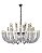 Pendente Vidro e Metal Cromado D90x50cm 32xG9 cabo 2m DCD00636 - Imagem 1