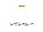 Pendente LED Paris 3000K 18W Dourado Fosco - Taschibra - Imagem 3