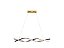 Pendente LED Paris 3000K 18W Dourado Fosco - Taschibra - Imagem 1
