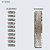 Pendente LED 140W 3000K 5 aros 40+60+60+80+100cm cabo 5m DCD02820 - Imagem 3