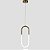 Pendente LED 10W 3000K Bronze 50x18cm cabo 1,5m DCD01253 - Imagem 2