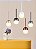 Pendente D 8cm LED 6W 3000K Bivolt Preto DCD01816 - Imagem 2