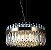 Pendente em Cristal Transparente e Inox Bronze 60x33cm 15xE14 DCD00217 - Imagem 3