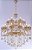 Lustre em Cristal 18 Braços 100x85cm Dourado 18xE14 DCD00479-12+6 - Imagem 1