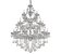 Lustre Cristal 24xE14 95x150cm Cromado+Cristal DCD00405-12+8+4 - Imagem 1