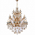 Lustre Cristal 24xE14 100x150cm Dourado+Cristal DCD00478-12+8+4 - Imagem 1