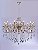 Lustre em Cristal 12xE14 Dourado+Cristal 100x100cm DCD00480-12 - Imagem 2