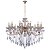 Lustre em Cristal 12xE14 Dourado+Cristal 100x100cm DCD00480-12 - Imagem 1
