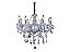 Lustre Glam Cristal Transparente 8xE14 D740 x 560mm Taschibra - Imagem 1