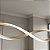 Pendente LED 44W 3000K/4500/6500K C100cm cabo 150cm Dourado FD16039 - Imagem 3