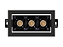 Embutido Recuado Square Micro 7W 3000k 30º 3 focos STL25364PTO-BP/30 - Imagem 1