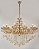 Lustre em Cristal 8 braços Dourado E Cristal 8xE14 DCD00409-8 - Imagem 2
