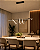 Pendente LED 58W 3000K/4500/6500K C100cm cabo 150cm Preto FD16026 - Imagem 2