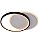 Plafon de Sobrepor LED 36W 2700/3000/6000K D40cm Preto QX05617 - Imagem 1