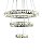 Pendente Cristal 3 aros 20+40+60cm LED 40W 6000K Cromado DCD02802 - Imagem 1