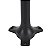 Poste Balizador Quadrado LED 12W 3000K IP65 Bivolt Preto Gaya 3113 - Imagem 3