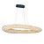 Pendente Cristal LED 84W 3000K cabo 2m Metal Dourado 120x28cm DCD04602 - Imagem 1