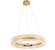 Pendente LED 62W 3000K Metal Dourado e Acrílico D60cm QD05216 - Imagem 1