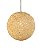 Pendente em Cristal Transparente 6xE14 D40cm Metal Dourado DCD04619 - Imagem 1
