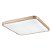 Plafon LED 45W 3000/4500/6500K 49x49cm Dourado DCX02319 - Imagem 1