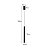 Pendente Dunn LED 3W 3000K 35cm Bivolt Preto Nordecor 2689 - Imagem 3
