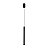 Pendente Dunn LED 3W 3000K 35cm Bivolt Preto Nordecor 2689 - Imagem 1