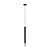 Pendente Lana LED 3W 3000K 35cm Bivolt Preto Nordecor 2691 - Imagem 3