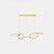 Pendente LED Zena 67W 3000K 5360lm C122cm cabo 200cm Dourado 2597 - Imagem 6