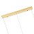 Pendente LED Zena 67W 3000K 5360lm C122cm cabo 200cm Dourado 2597 - Imagem 5