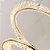 Pendente em Cristal Lezie 2 aros 97W 3000K Metal Ouro Brilho 2738 - Imagem 3