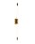 Arandela LED 14W 3000K 1050lm 66x2cm Metal Bronze QB05149 - Imagem 1