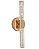 Arandela LED 6W 3000K 450lm 3,5x35cm Metal Dourado e Acrílico QB05265 - Imagem 1