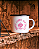 Caneca Esmaltada Retro Liberdade Rosa - Imagem 2