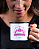 Caneca Esmaltada Retro Rise & Grind Rosa - Imagem 1