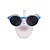 ÓCULOS de SOL - OZZY BLUE - Redondo de Silicone na cor Azul  e Hastes Amarelas - Lente Polarizada - Imagem 4
